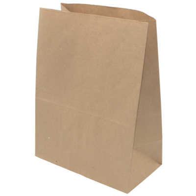 Пакет бумажный "на вынос"  220х120х290 мм 50г/м2 Крафт (50 шт)