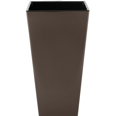 Горшок для цветов London CUBE 19,4л c дренажной вставкой французск.платан (то)