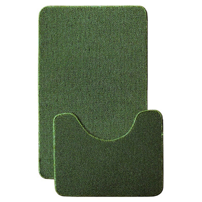 Комплект из 2 ковриков STAR  LIGHT LATEX 60х100 (U 50х60) зеленый,  L CADESI Турция