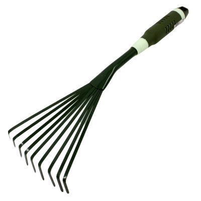 Инструмент садовый ОЛИВА 42см ГРАБЛИ ВЕЕР (пластиковая ручка)