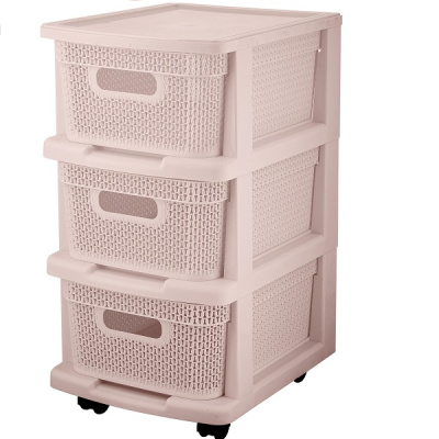 Комод компакт Ajur с 3 корзинами бежевый топаз (то)