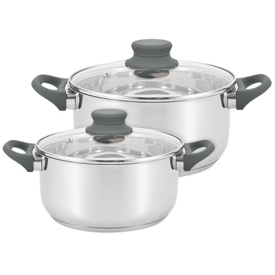 Набор 4 пр нерж Polly ТМ Appetite 2,0 и 3,0л / 18х8,5см и 20х10см