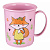 Кружка детская с декором 0,18л (розовый) (то)
