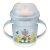 Поильник с ручками, декором и защитной крышкой 320мл (Св.голубой)(то)