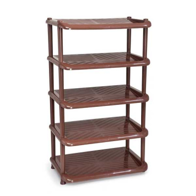 Этажерка для обуви "Комфорт" 5 полок (коричневая) (то)