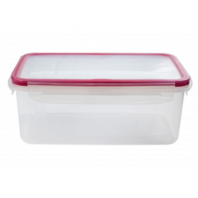 Контейнер для СВЧ 2,4л "ЭКСТРА ЛОК" L (красный)