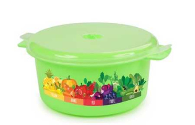 Емкость для холодильника и СВЧ Vitaline (салатный)(то)