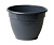 Горшок "Антик", D17, с поддоном 1,6л антрацит
