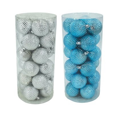 Шары елочные 6см, 24шт