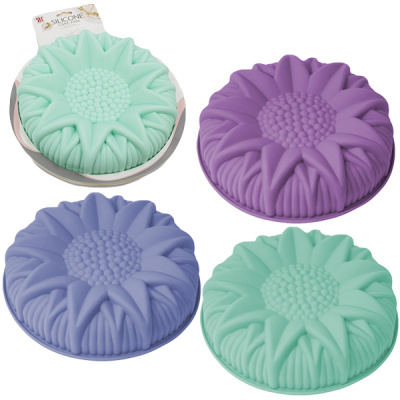 Форма для выпечки силиконовая ПОДСОЛНУХ Ø-24см h-4см