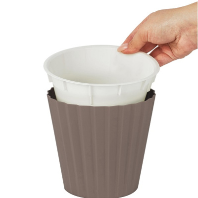 Горшок для цветов Sand D160мм, 2л c дренажной вставкой французский платан (то)