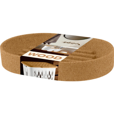 Мыльница Keeplex Wood 12x8,3x2см (то)