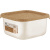 Контейнер д/продуктов Wood квадр. 0,8л с гибк.крышк. Контейнер д/продуктов Wood квадр. 0,8л с гибк.крышк.