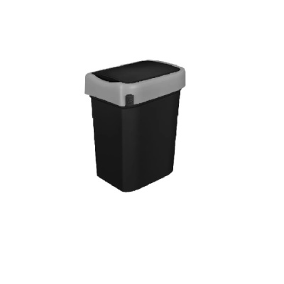 Контейнер для мусора "SMART BIN" 50л (Черный)(то)