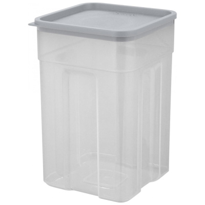 Банка для сыпучих продуктов Honey 0,75л  квадр трюфель