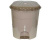 Ведро для мусора с педалью 18л (Латте/капучино)