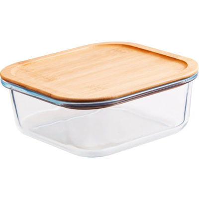 Контейнер стекл квадр 1230мл бамб/кр Studio TM Appetite