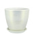 Горшок Перламутр бутон белый 15см (РС 55/2)