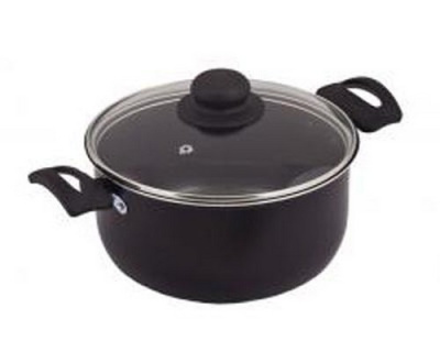 Кастрюля CONSUL 4,5л, D-240мм, стеклянная крышка