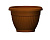 Горшок "Флора", D20, с поддоном 2,6л терракот (то)