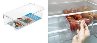 Органайзер для холодильника 31х16х9см прозрачный (то)