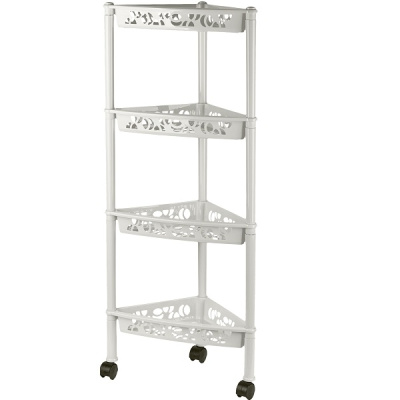 Этажерка 4-х секц.угловая Light белое облако (то)