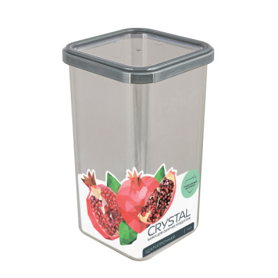 Банка для сыпучих продуктов 1,6л Crystal (то)