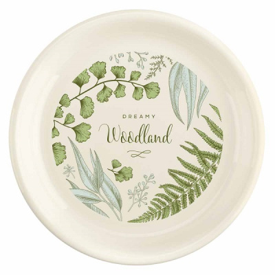 Тарелка "PICNIC" плоская с декором 185мм (Бежевый)(то)