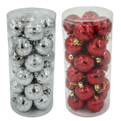 Шары елочные 5см, 24шт