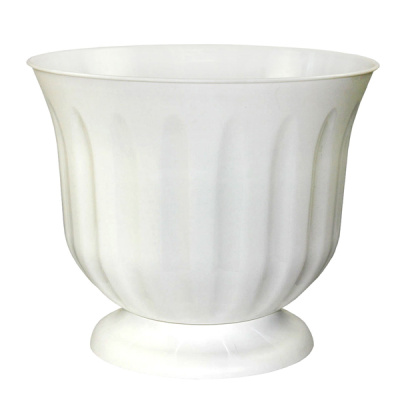 Горшок-кашпо на подставке "Фламинго" 15л. (белый)(то)