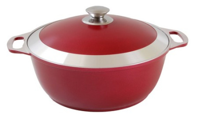 Кастрюля 6л ДП (бордо)