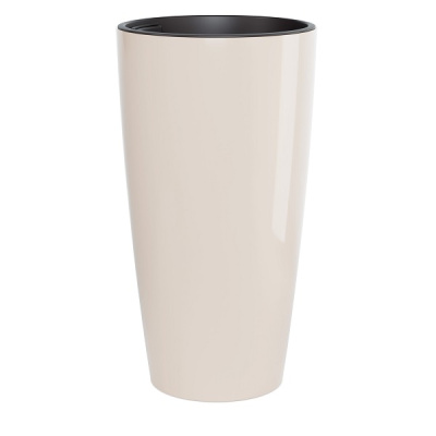 Кашпо "Рондо" 23/71л (со вставкой) (бежевый)(то)