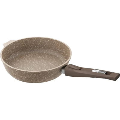 Сковорода 20 см съемн  ручка "Гранит brown"
