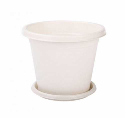 Горшок цветочный 2л (белый)(то)