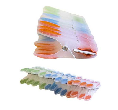 Прищепки пластиковые 8см ГЛАМУР 12шт