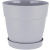 Горшок для цветов Villa de Fiori D380мм с поддоном 26л утренний туман (то)