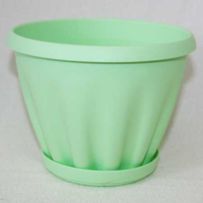 Горшок "Знатный" 3,9л d225мм зеленый