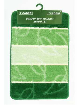 Набор ковриков 2шт. MULTI из пропилен. 50*80см зеленый/светло-зеленый