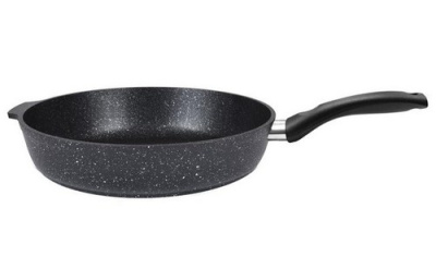 Сковорода 280/65мм Мраморная а/п темный мрамор (4) смт281а