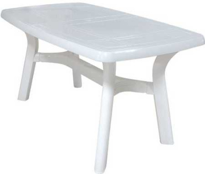 Стол Садовый 1350*805*730  белый (то)