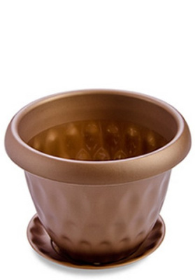 Горшок "Розетта" 4,9л Д245 с поддоном  (то)