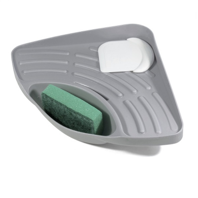 Подставка для губок и моющего Krita (дымчато-серый) (то)