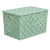 Корзинка "Ромашки" 14л  350х245х205мм с крышкой (нефрит) (то)