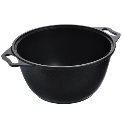 Казан д/плова 4л АП с крышкой-сковор.(антиприг. покрыт)