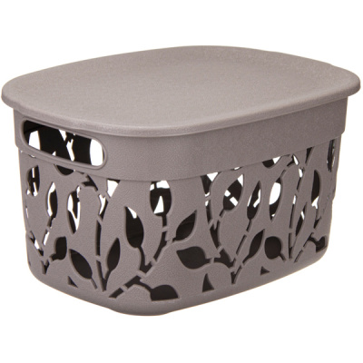 Коробка ФЛОРА 5,5л с крышкой (то)