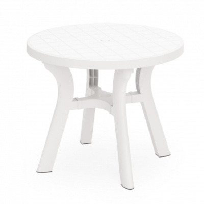 Стол круглый "Атлант" (900х900х765)(белый) (то)