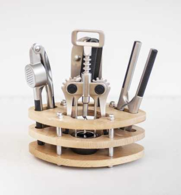 Набор 5 предметов на дер. подставке  MARVEL