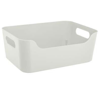 Корзинка универсальная "SCANDI", 340х240х140мм, 10л (св.серый)(то)