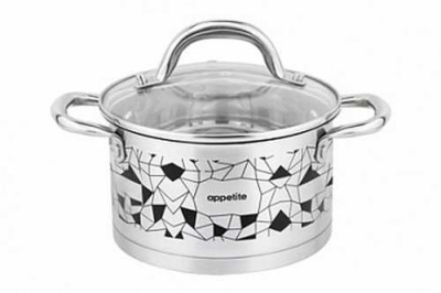 Кастрюля нерж Enigma 3,5л ТМ Appetite индукция