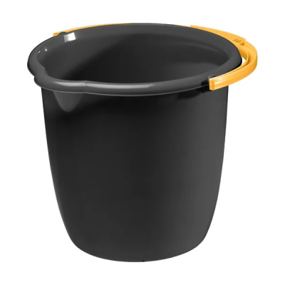 Ведро 10л (темно-серый) (то)